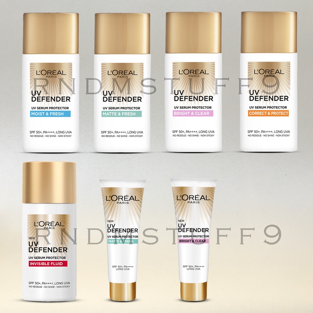 [ESTI KOSMETIK] L'OREAL LOREAL UV DEFENDER BRIGHT & CLEAR / CORRECT & PROTECT / MATTE & FRESH /