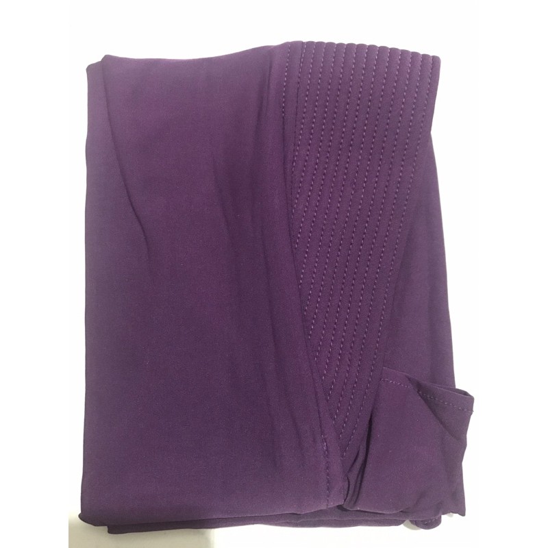 JILBAB/HIJAB/BERGO/KERUDUNG MASKER PET (L)/NIQOB INSTAN-Violet