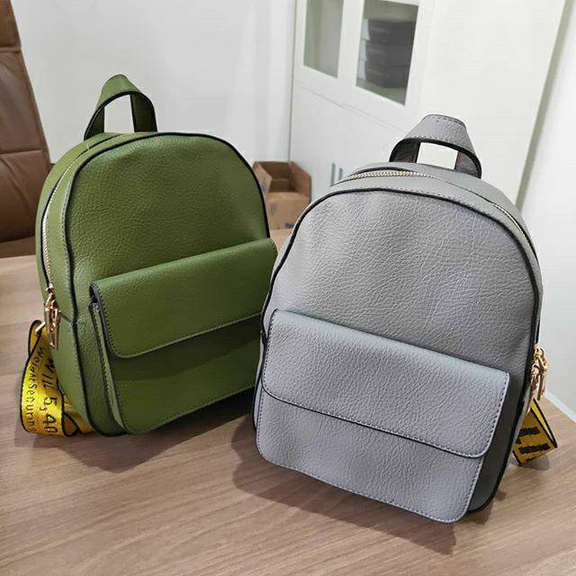 (COD)tas ransel wanita anak anak kulit sintetis tas import  murah