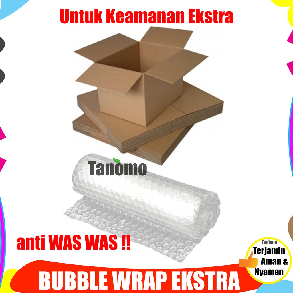 

KARDUS dan BUBBLE WRAP Packing Ekstra