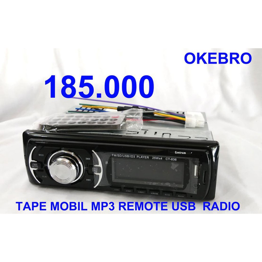 PROMO HARGA tape mobil mp3 dvd vcd radio amplifier