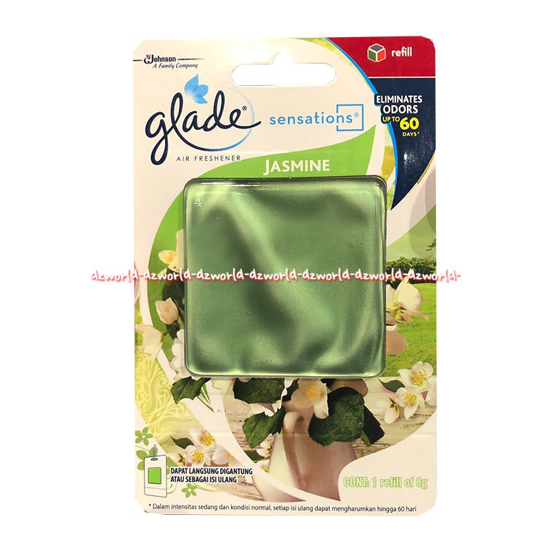 Glade Flower Nectar Sensation Eliminates Odor 60Days Refill Isi Ulang Parfum Gantung Pewangi Ruangan Aqua Lemon Ocean Berry