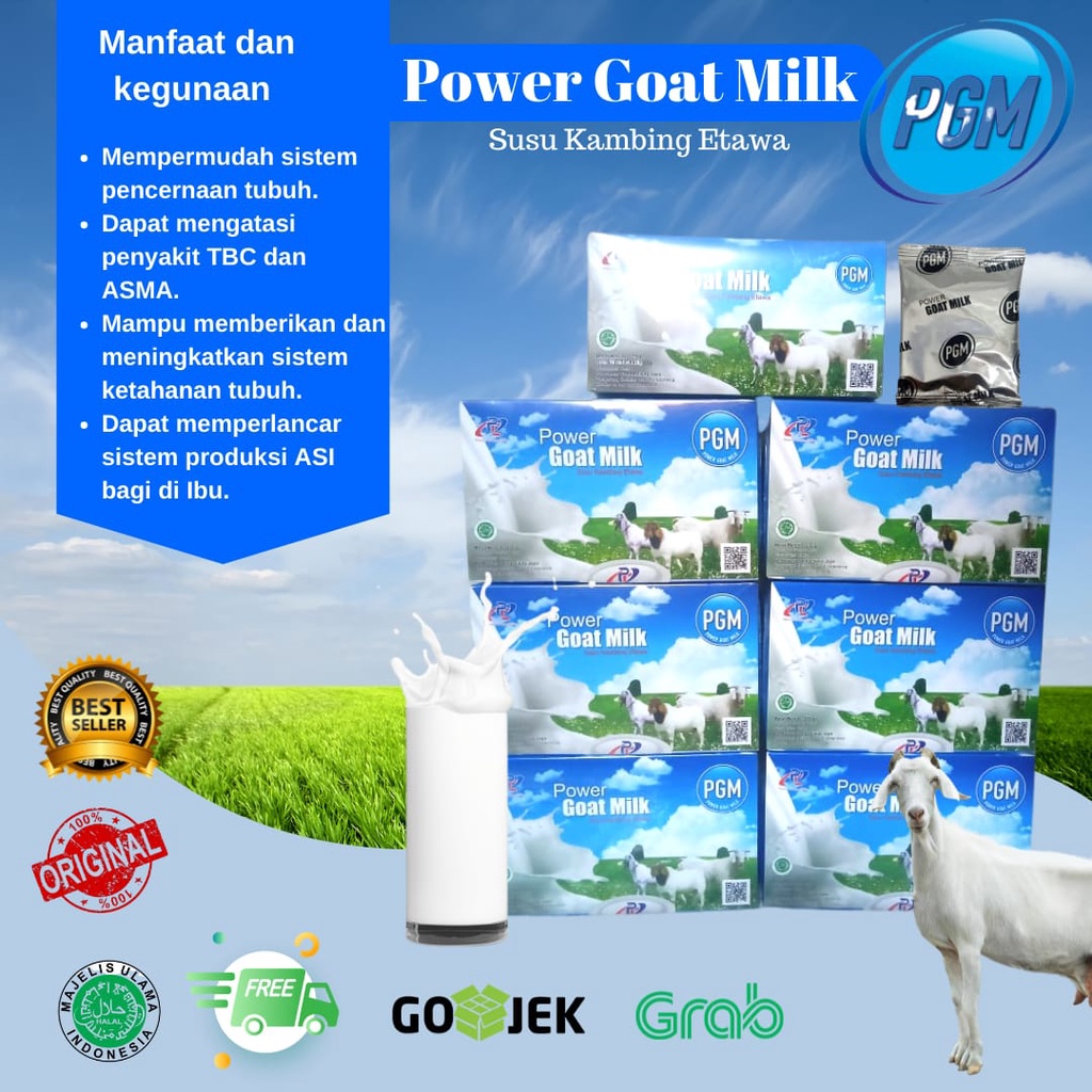 

SUSU KAMBING ETAWA POWER GOAT MILK ORGANIK