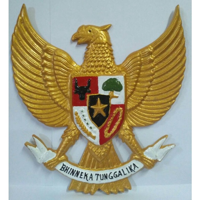 

Exclusive Lambang Garuda Pancasila Bahan Fiber Ukuran 23 X 24 Cm