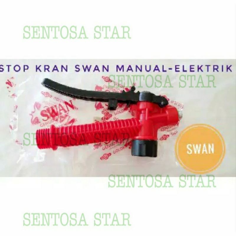 KRAN PENCET SPRAYER SWAN BAHAN PLASTIK/ HANDLE STOP KRAN SWAN/ SPRAYER SWAN