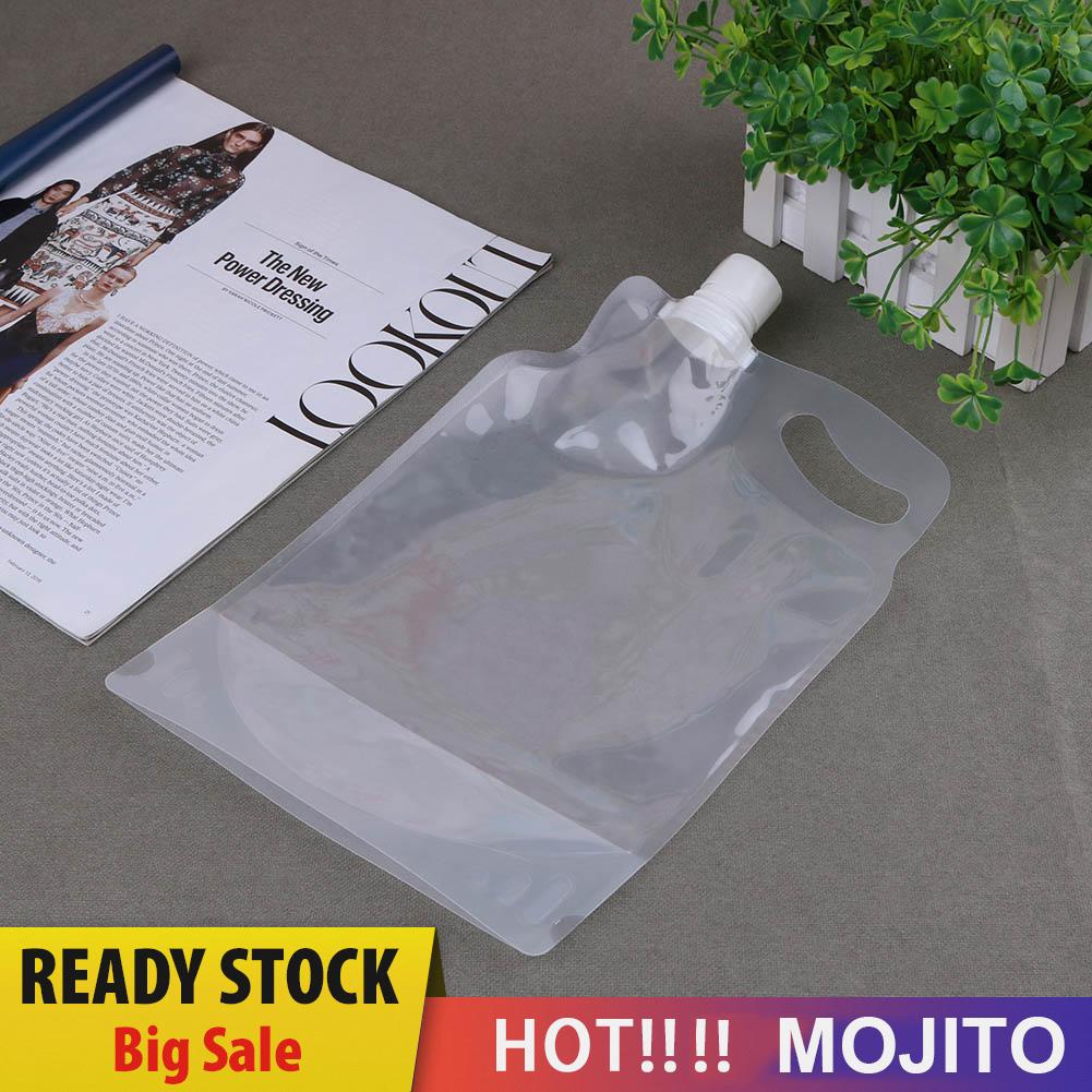 MOJITO Portable 2L Foldable Drinking Water Bag for Outdoor Camping Hiking Riding