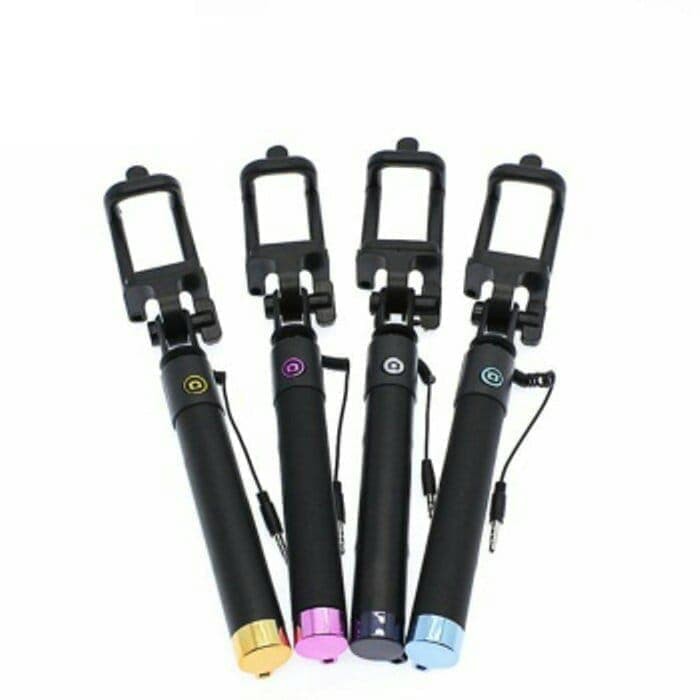 [BISA COD] TONGSIS LIPAT KABEL RUBBER BLACK EDITION - MONOPOD TONGKAT NARSIS