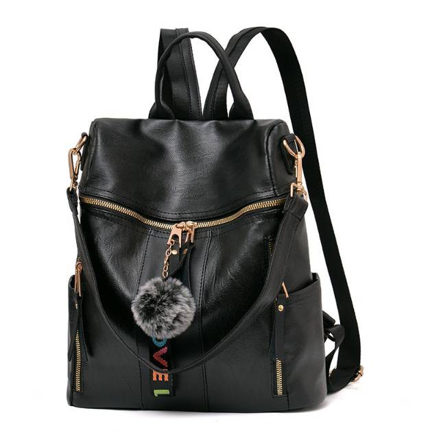 New Item RANSEL BAGPACK FASHION WANITA CEWEK BAG TAS PUNGGUNG SEKOLAH KANTORAN MURAH SELEMPANG Ba