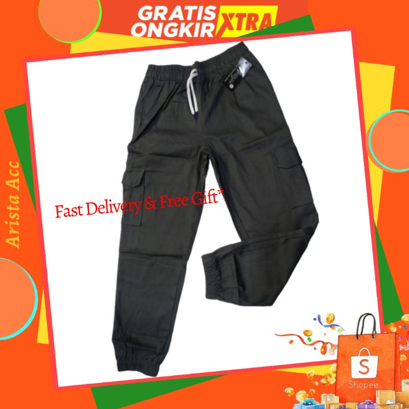 Celana Joger Cargo Pria Wanita (unisex) all Varian / Jogger Cargo