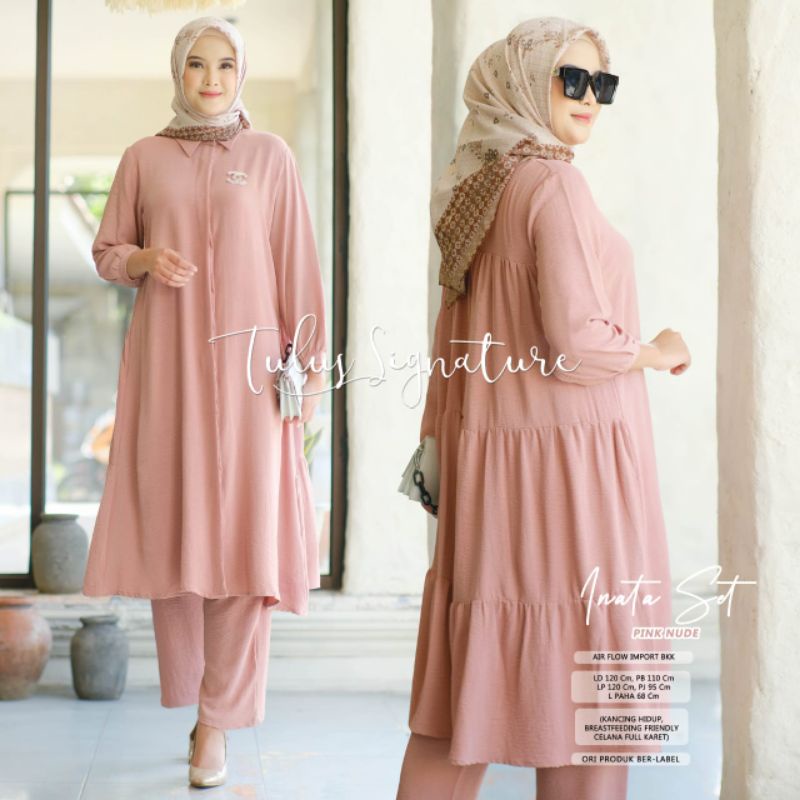 INATA SET BY TULUS SIGNATURE (ONE SET WANITA) Set muslimah premium rekomended