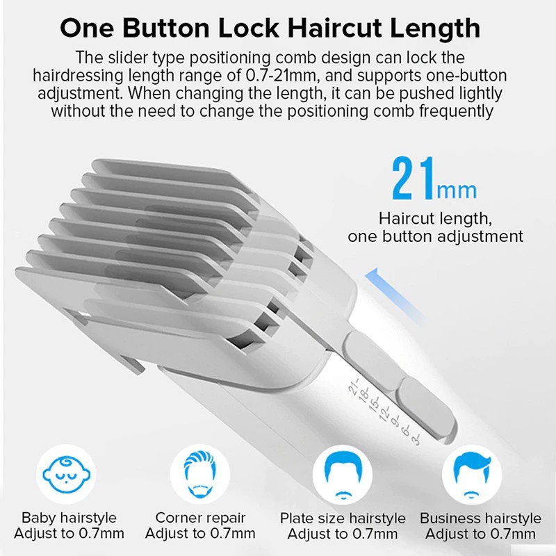 Alat Cukur Elektrik Enchen Rechargeable Hair Clipper Boost Ceramic Trimmer Hair Clipper