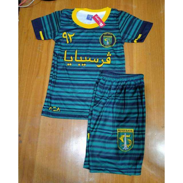 Jersey persebaya kids anniversary 92 setelan anak persebaya surabaya bonek bonita cilik boncil wani