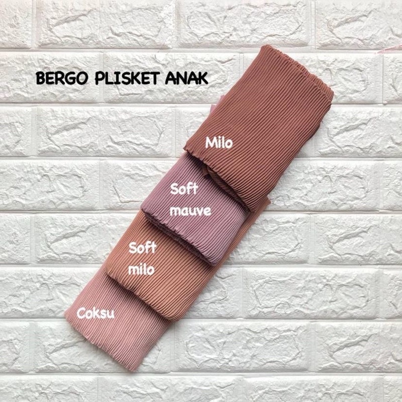 BERGO INSTAN PLISKET ANAK MURAH