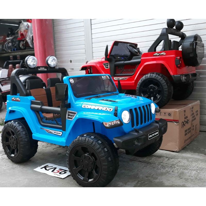 Mainan Mobil Aki Anak Jeep Commando SHP Volta 5088 5088 Lite 5088 eva