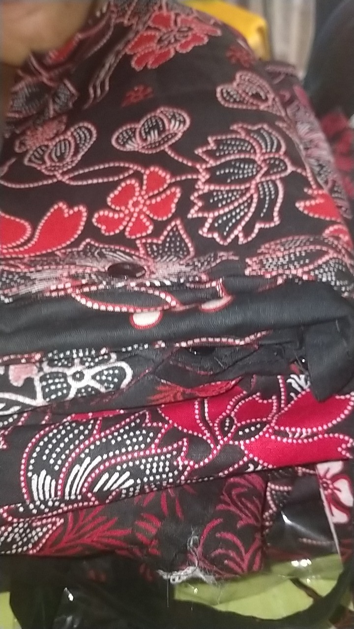 Batikcouple Keluarga Sania Ruffle Ori Ndoro Jowi Dnt Batik Couple Keluarga Motif Sakura Merah