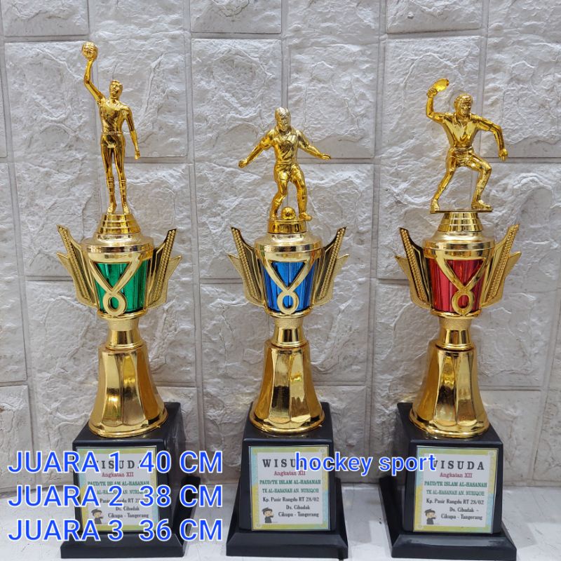 Trophy Piala Tenis Meja, Piala Bola Futsal, Piala Basket 1 SET 123 ( B.17 )