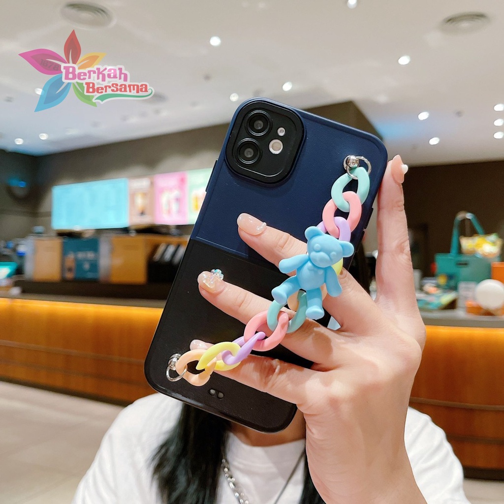 CASE FYP RANTAI BONEKA MACARON PROCAMERA OPPO RENO 4 4F F17 PRO 5 5F F19 PRO 6 7 7Z BB7098