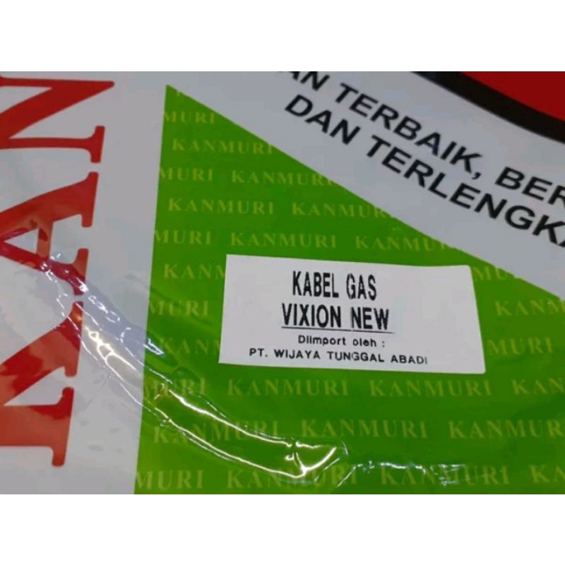 kabel tali gas Vixion New original Kanmuri