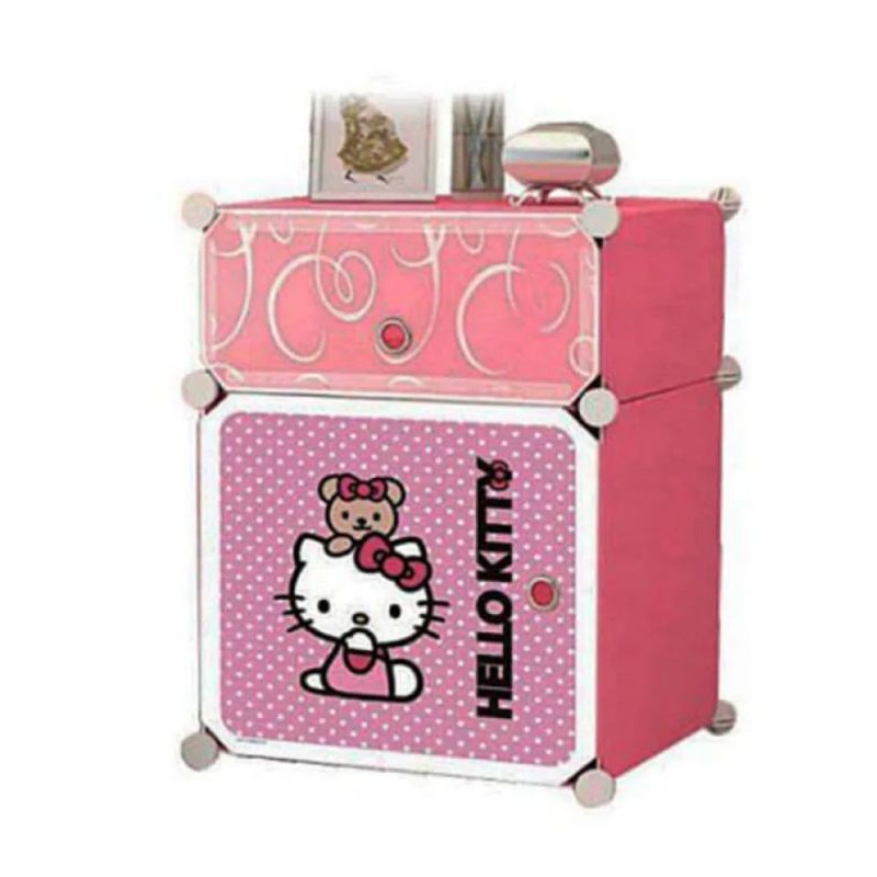 Nakas HELLO KITTY / Lemari Plastik Kartun