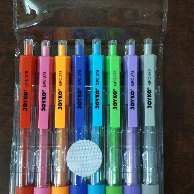 

PULPEN GEL WARNA( ISI 8)SARASA JOYKO GPC278 PROMO