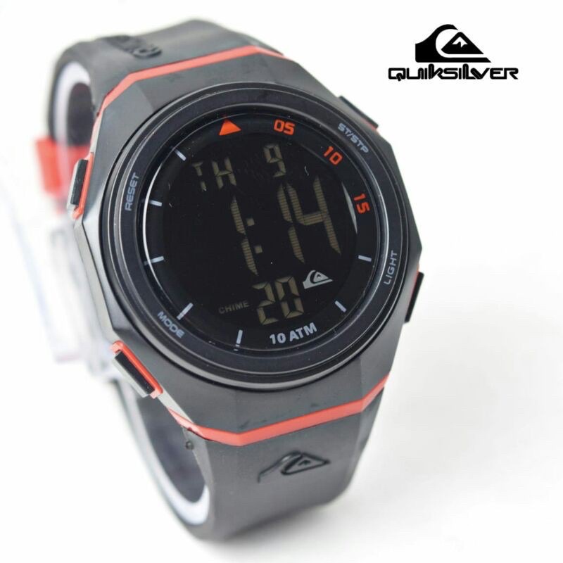 ORIGINAL [SC] JAM TANGAN PRIA DIGITAL QUICKSILVER CEKUNG RUBBER TAHAN AIR