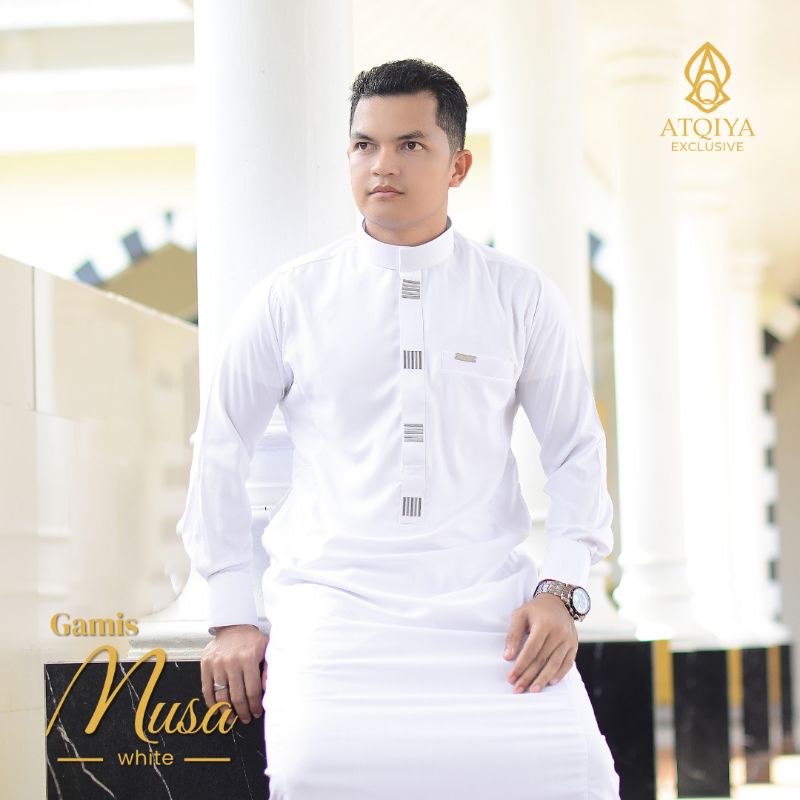 Gamis ATQIYA MUSA TERBARU / Jubah Pria Dewasa / Gamis Laki" / Ori By Atqiya Exclusive