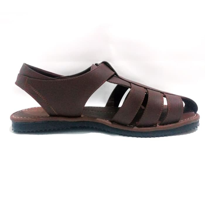 Sepatu Sandal Pria Kulit Asli Rasheda Gr 45 Borongsong Big Size