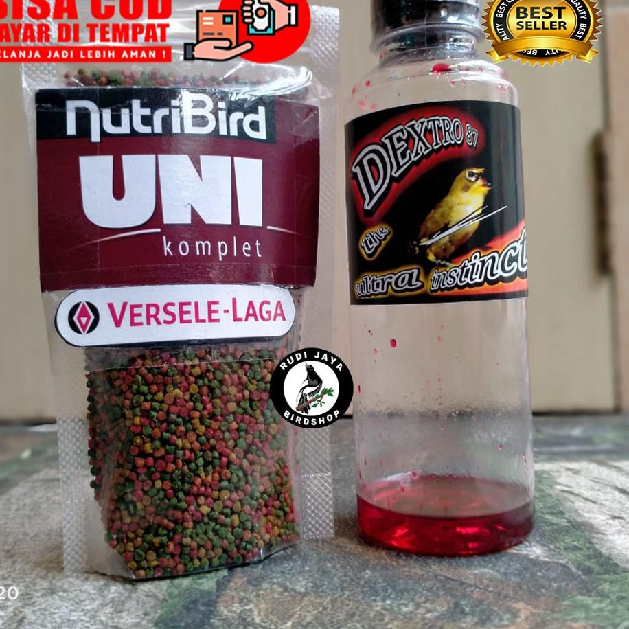 [PRODUK BHCFY] SATU PAKET (DEXTRO87 + NUK SACHET 50 GRAM) DEXTRO 87 DEXTRO87 VITAMIN BURUNG PLECI DA