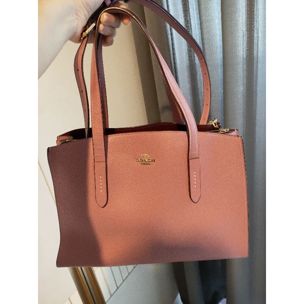 Pre-Loved Tas wanita COACH original warna pink
