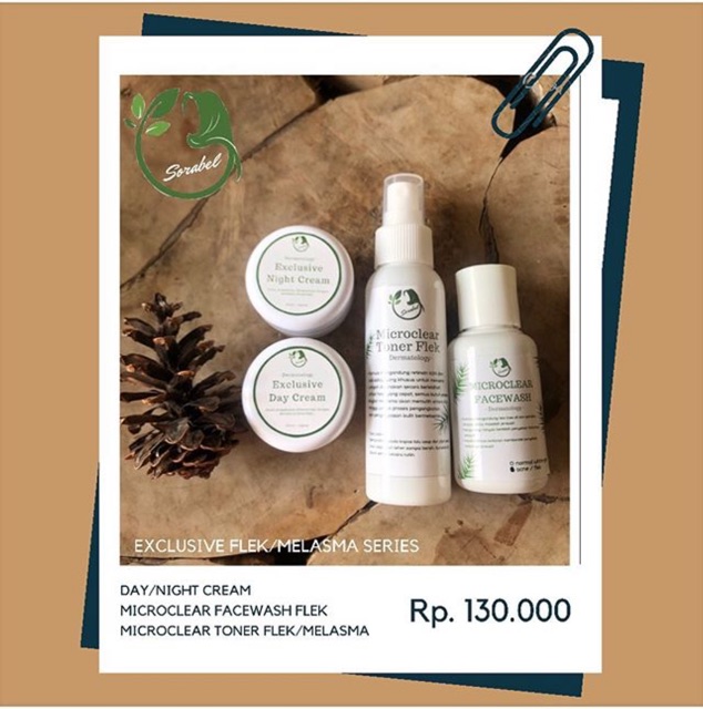 Paket wajah flek | krim wajah flek | paket wajah kefir | exclusive melasma