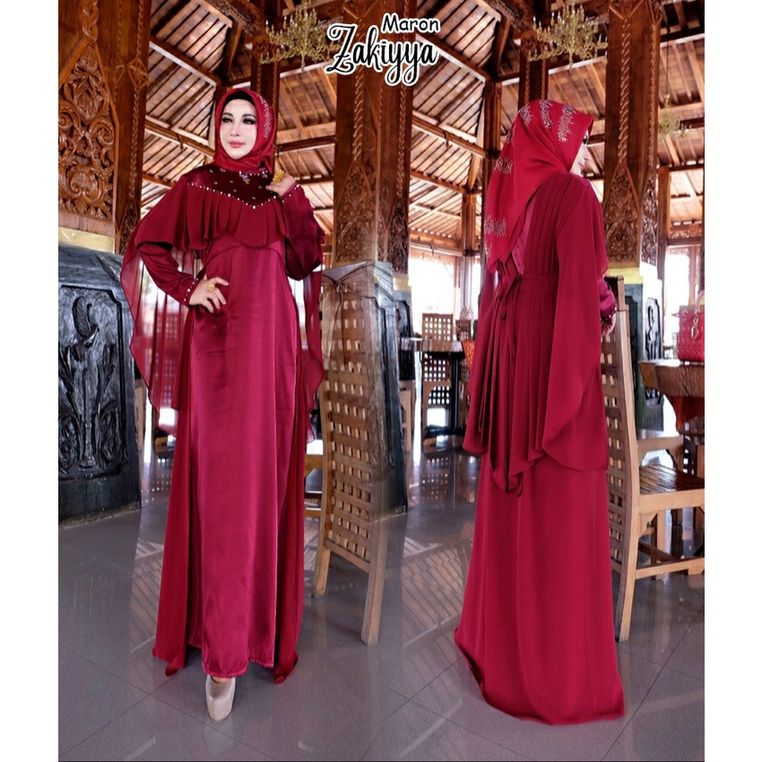 GAMIS PESTA KONDANGAN ZAKIYYA DRESS SERAGAMAN