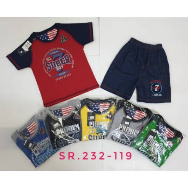 Setelan Anak Celana Jeans Hugo Boss Premium 5~10 tahun