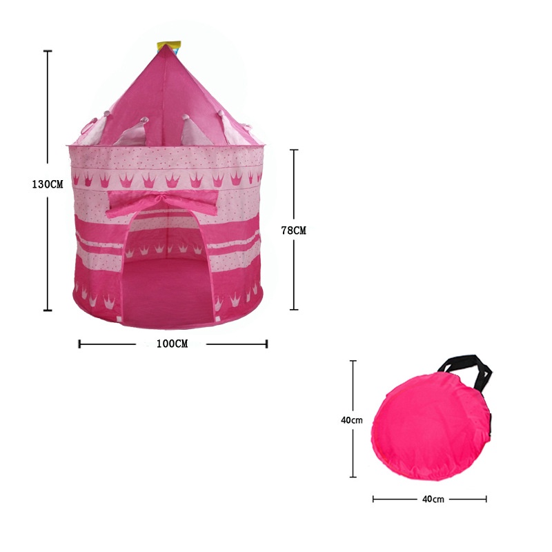 (2KG) SHENAR TENDA CASTLE ANAK/TENDA BERMAIN ANAK/TENDA CAMPING ANAK/TENDA PINK/TENDA BIRU/TENDA ANAK