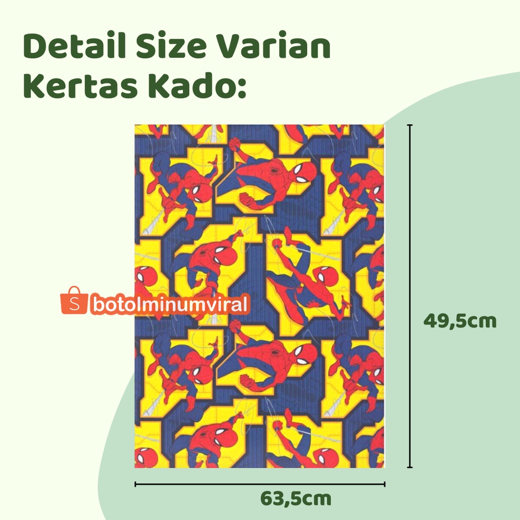 Kertas Kado Paper Art Special Gift Kartu Ucapan Premium Original Motif Lucu Bervariasi Cute Tebal Ori