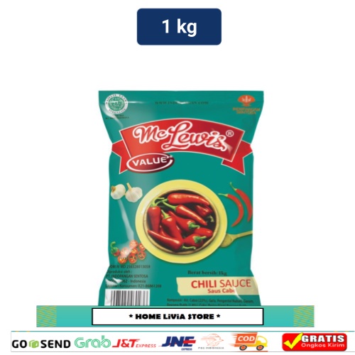 

Mc Lewis Saos Sambal Regular 1 kg