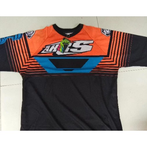 JERSEY CROOS HITAM-BIRU AHRS