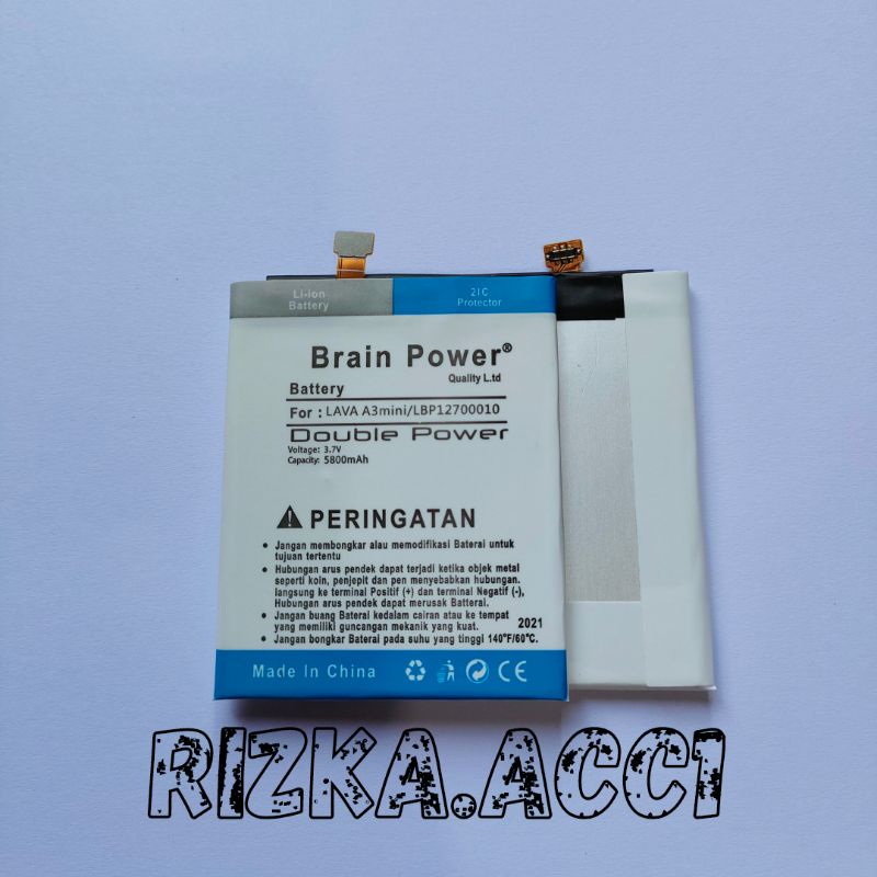 Baterai Batre Lava Iris A3 Mini / Iris A3Mini Lava LBP12700010 Double Power Battery