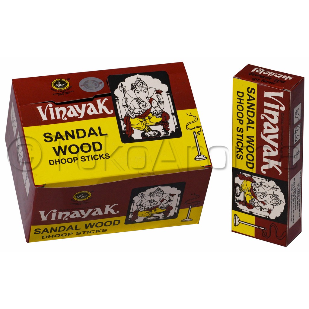 Dupa India Aromaterapi Dhoop - Vinayak Sandalwood