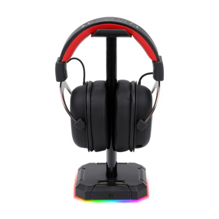 Headset Stand RGB REDRAGON with Usb Hub 2.0 4 port Scepter Ha300