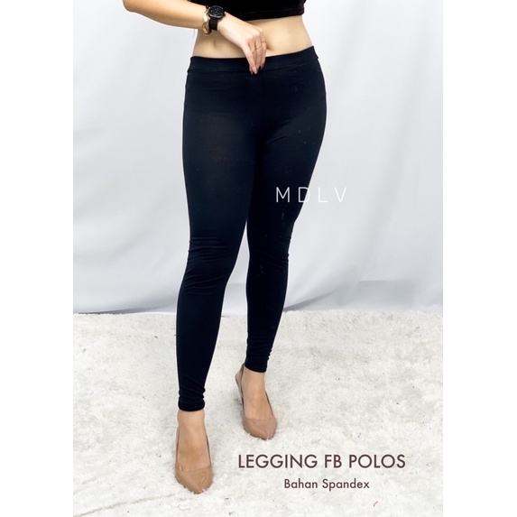 MDLV ~ LEGGING POLOS FREESIZE (FB) // LEGGING CEWEK GOODQUALITY // FASHION WANITA