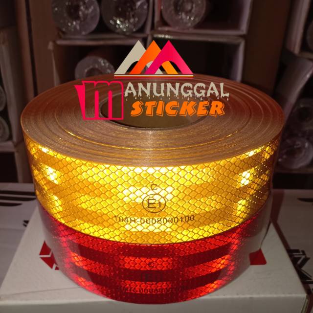 Sticker reflektor uji kir dishub stiker kir dishub