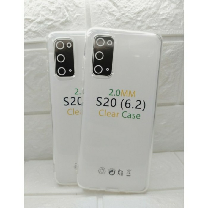 C/C- Softcase Clear Case Sillikon Kondom Case Bening Casing Samsung S20