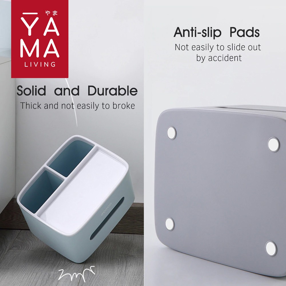 YAMA GYUKA Storage Tissue Box Kotak Tempat Tisu Penyimpanan Multifungsi