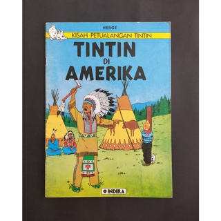 Buku Komik Eropa Tintin di Amerika