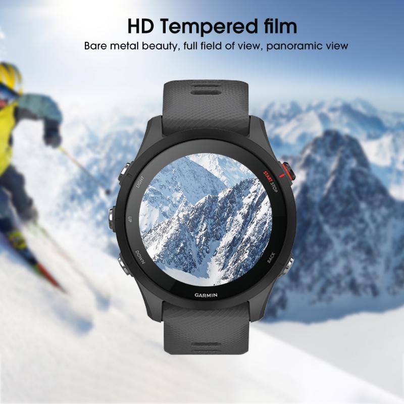 Pelindung Layar Smartwatch Bahan TPU Hydrogel Transparan Untuk Garmin Forerunner 255 255S 955