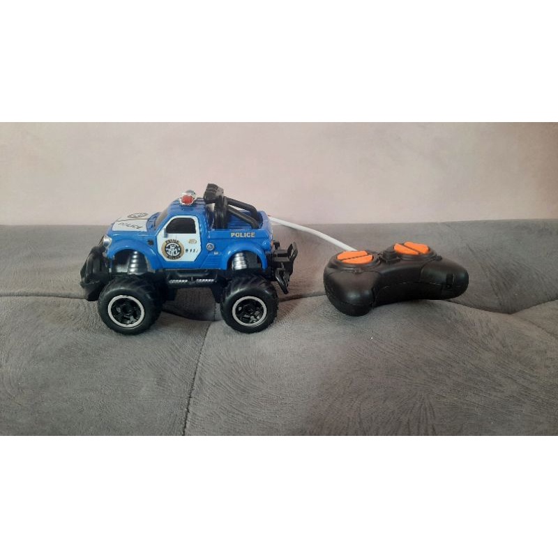 MAINAN MOBIL BIGFOOT OFF ROAD RC POLISI REMOTE CAR BIG FOOT REMOT KONTROL