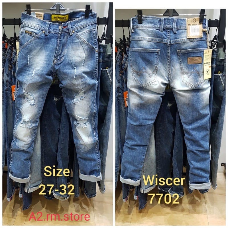 CELANA JEANS PRIA//CELANA PANJANG WISCER