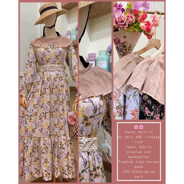 Gamis Queen Salbila Korean Style By Yuna