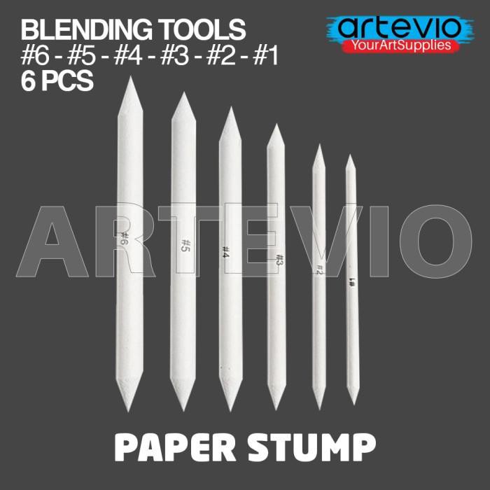 

Art / Paper Stump / Blending Tools / Smudge Tools / Paper Stump - 6 Pcs