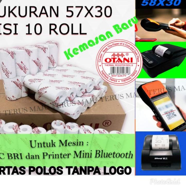 

Model Baru ALQB8 Kertas Struk Thermal Semua EDC & Printer Mini Bluetooth 57x30 CORELESS, isi 10roll 49 Diskon Promo